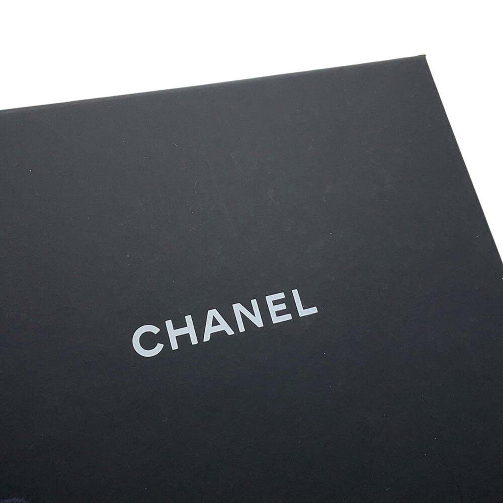 CHANEL Black Lambskin Leather Logo Wallet - Picture 8 of 10